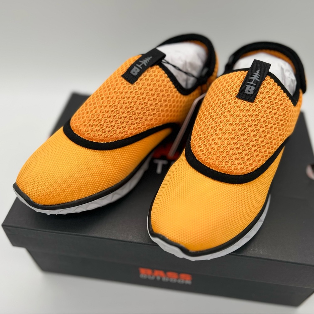 Bass Outdoor Women Slingback Sneakers Hex Mesh Action Size US 7 Flame Orange